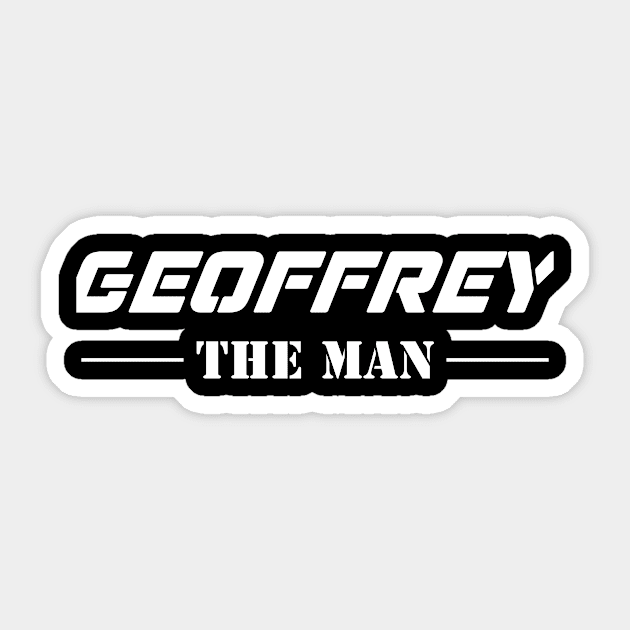 Geoffrey The Man | Team Geoffrey | Geoffrey Surname Sticker by Carbon